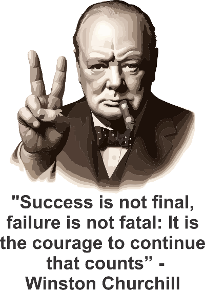 Ready to Press DTF GRAPHIC Winston Churchill