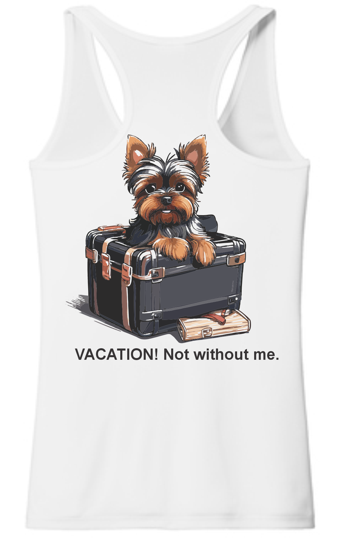 Short Sleeve Tee Shirt -Vacation without me