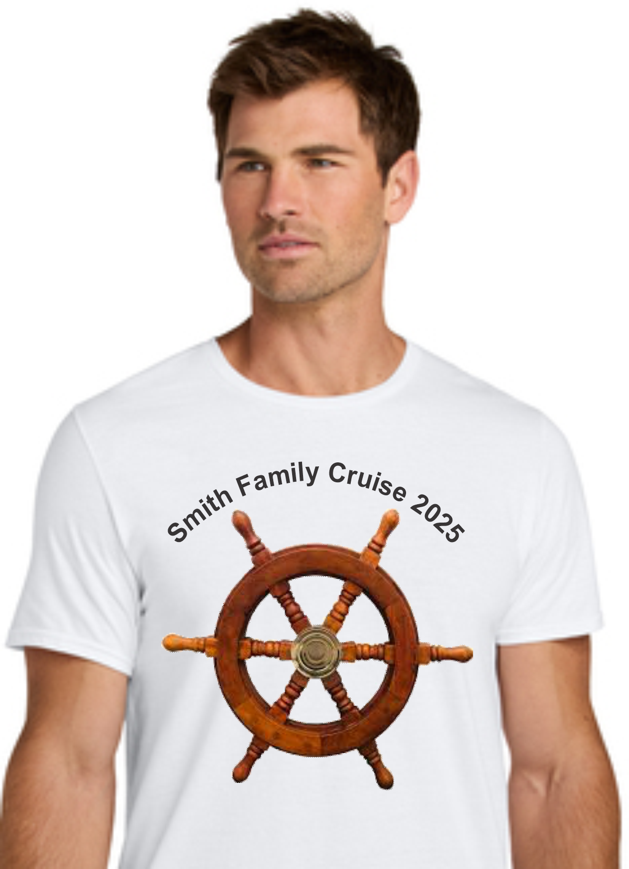 Short Sleeve Tee Shirt-Family Cruise