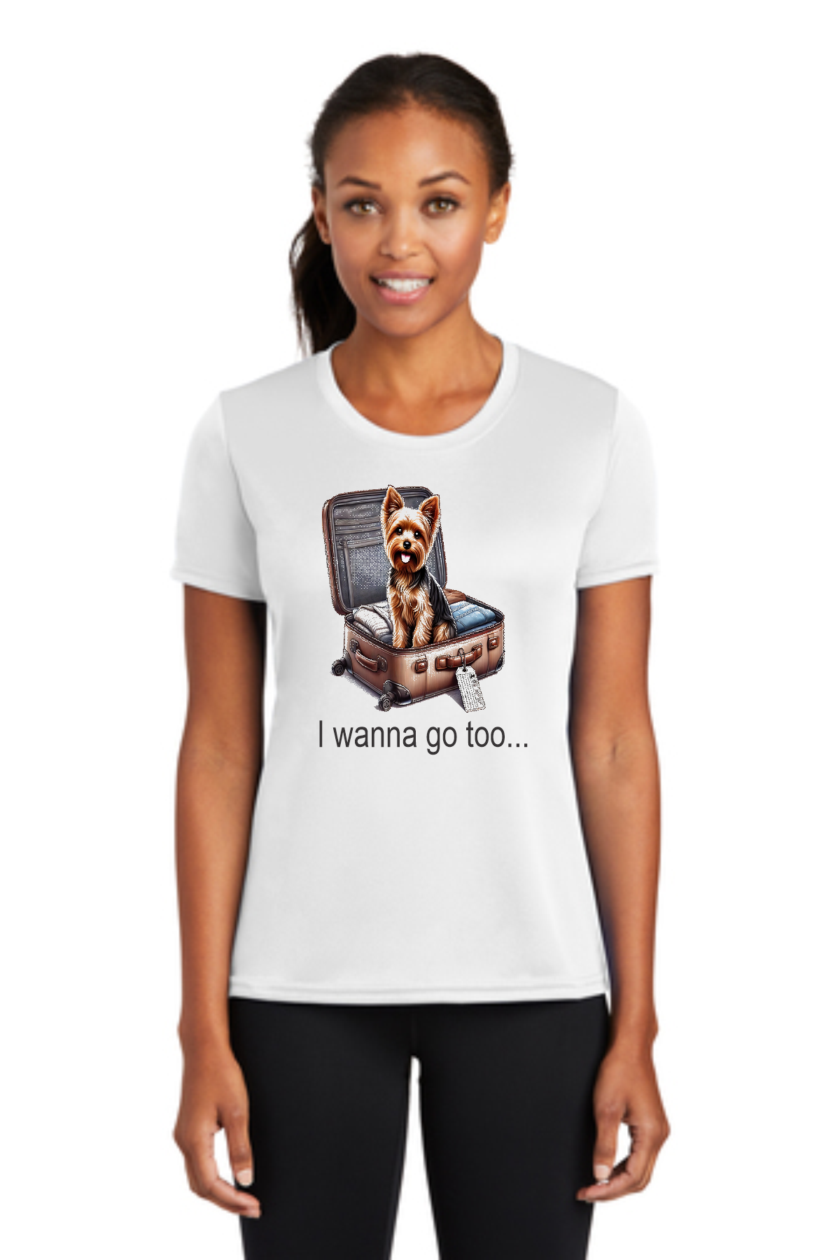 short sleeve tee shirt- I want to go