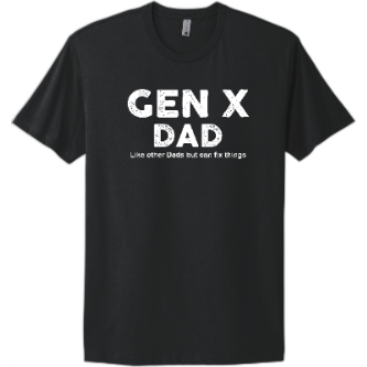 GEN X Next Level Apparel® Unisex Cotton Tee